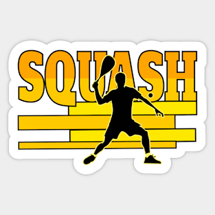 Squash player Sticker